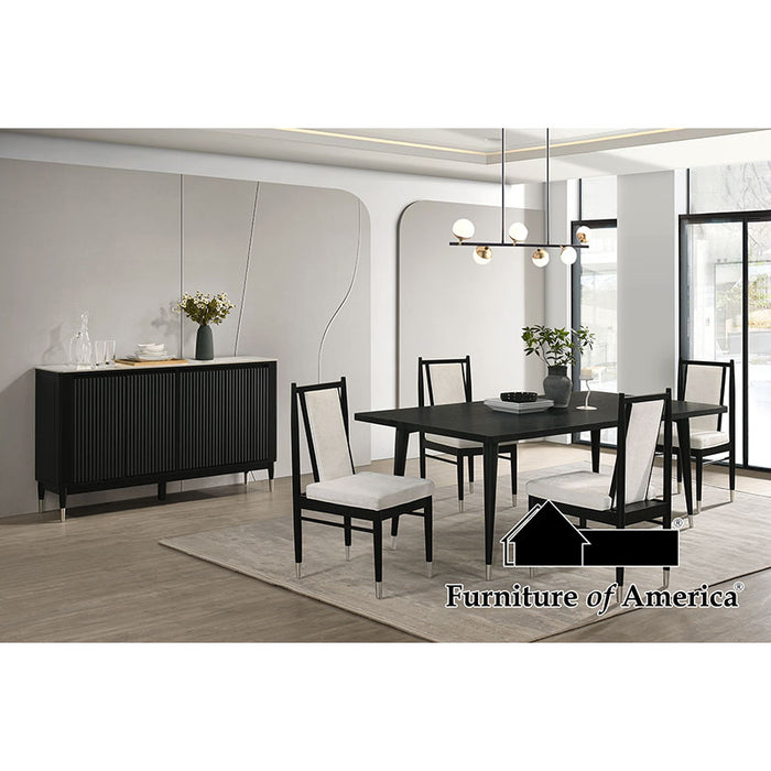 Margate 5 PC. Dining Table Set - Black