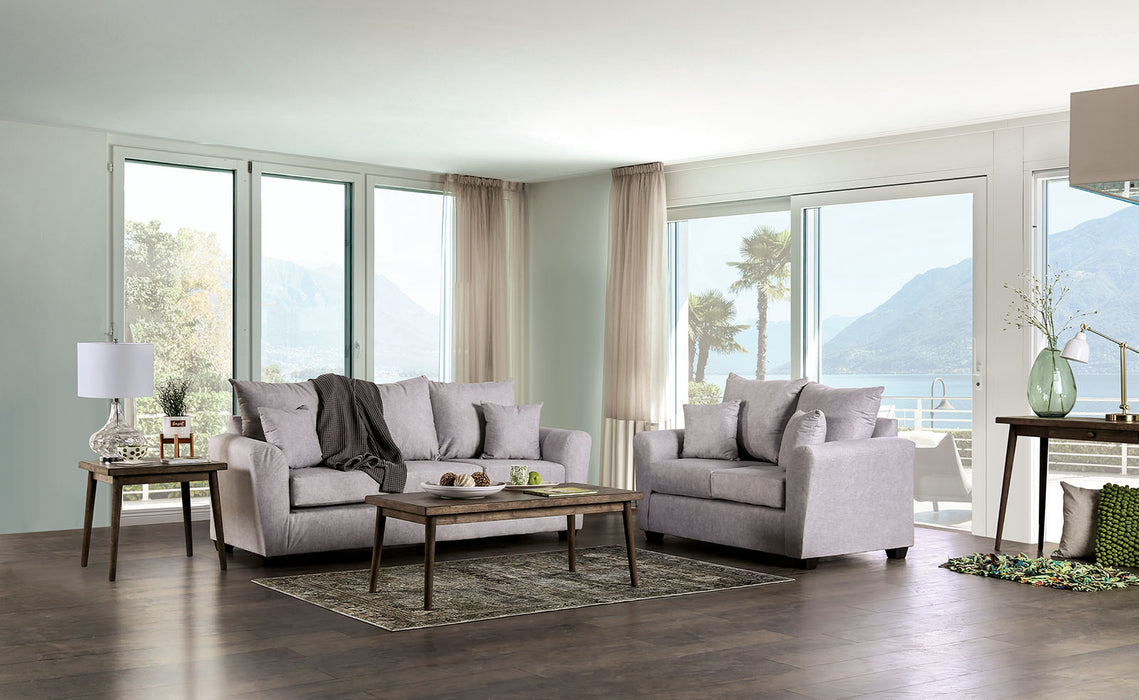 Croydon Sofa + Loveseat - Light Gray