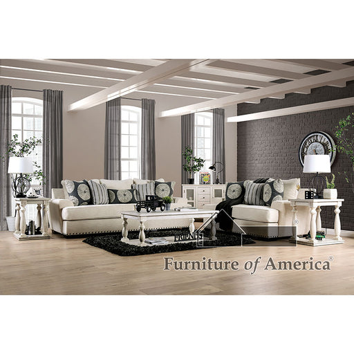 Germaine Sofa + Loveseat - Ivory