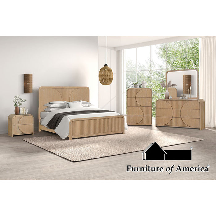 Tangentry Panel Bed - Natural - King