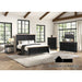 Neue Mills Bed - Farmhouse Black/Rustic Oak - King