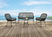 Zalika 4 PC. Conversation Set - Natural