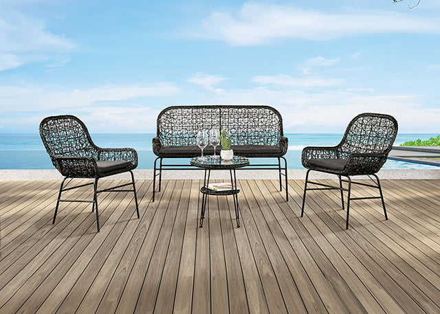 Zalika 4 PC. Conversation Set - Natural