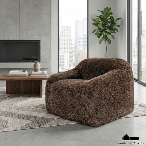 Vander Compressed Accent Chair - Cub Brown