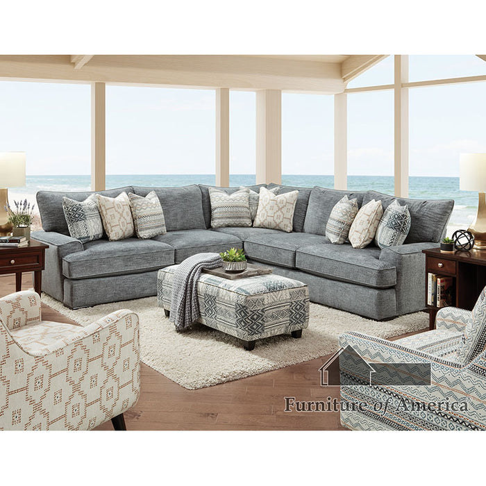 Eastleigh Sectional - Blue