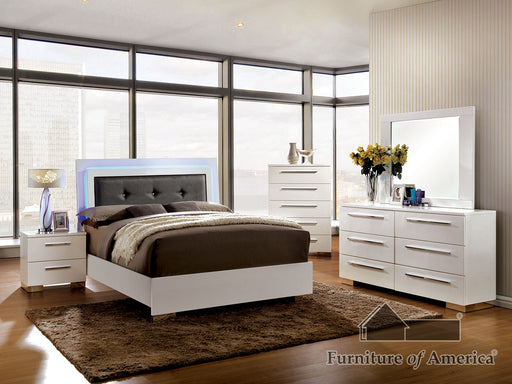 Clementine Bed - Glossy White - King