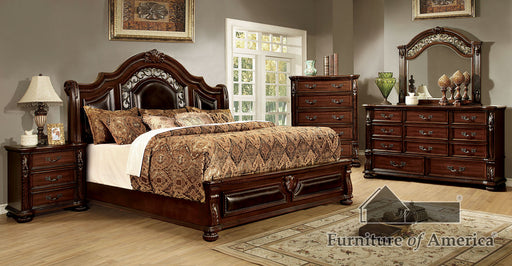 Flandreau Bed - Brown Cherry/Espresso - Cal King
