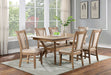 Upminster 7 PC. Dining Table Set - Natural Tone/Beige