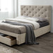Sybella Bed - Cal King / Beige