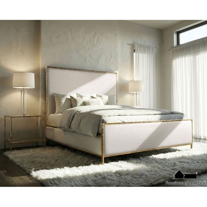 Mysen Bed - King / Gold