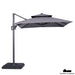 Fida **oversize** 8FT Square Umbrella W/ Double Top - Gray