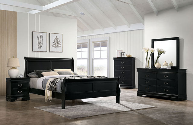 Louis Philippe =fm7966bk-ck --- Bed - Black
