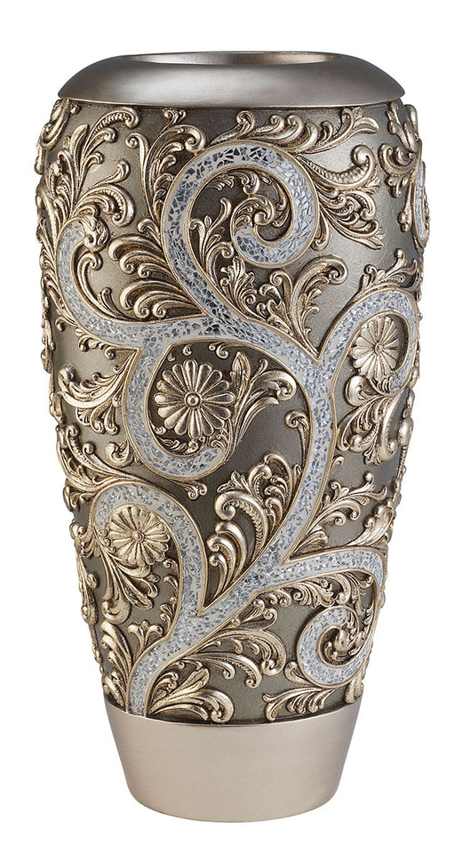 Estelle Decorative Vase - Champagne Silver