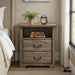 Amble Nightstand - Dark Gray / Nightstand (SL7200DG-N-2PK)