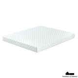 Edelweiss 8" Xl Memory Foam Mattress - White