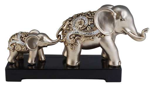 Estelle Decorative Piece - Champagne Silver