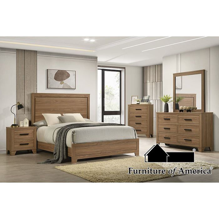 Panelli Bed - Walnut - King
