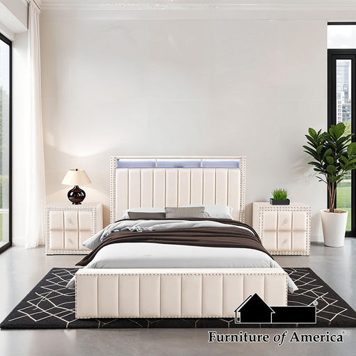 Farese Bed - Full / Beige