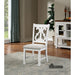 Auletta Side Chair - Distressed White/Gray