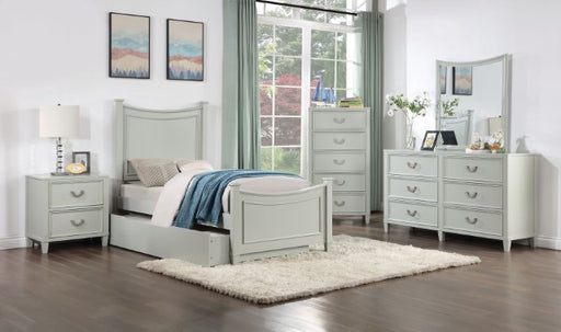 Lycorida Bed W/ Trundle - Full / Gray