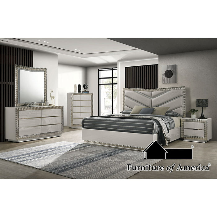 Ventnor Upholstered Bed - Gray - Queen
