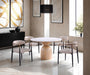 Neasden Dining Arm Chair 2PC/CTN - Natural/Black/White