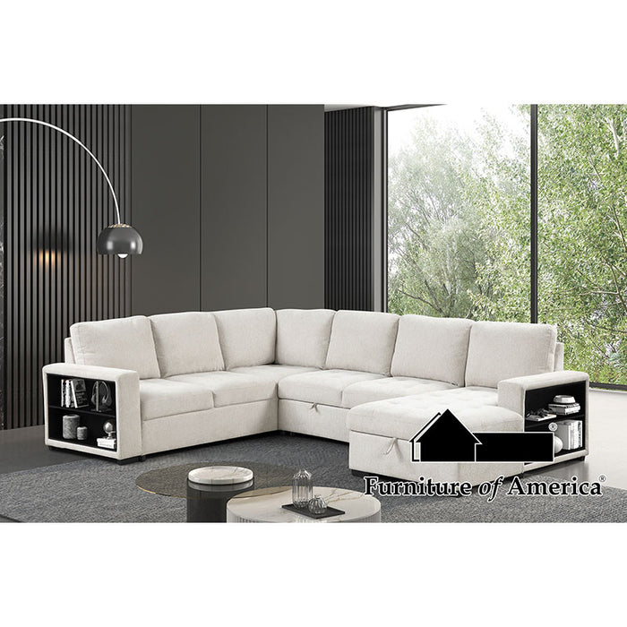 Stockwell Sleeper Sofa Sectional - Beige