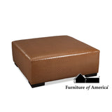 Ulvery Ottoman - Beige/Brown