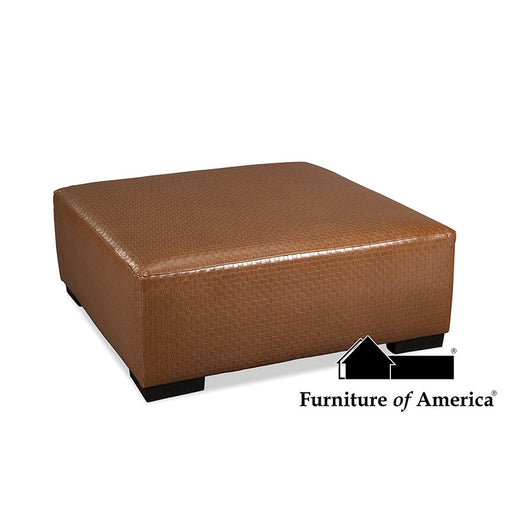 Ulvery Ottoman - Beige/Brown