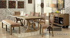 Gianna Table + 8 Chairs - Rustic Oak