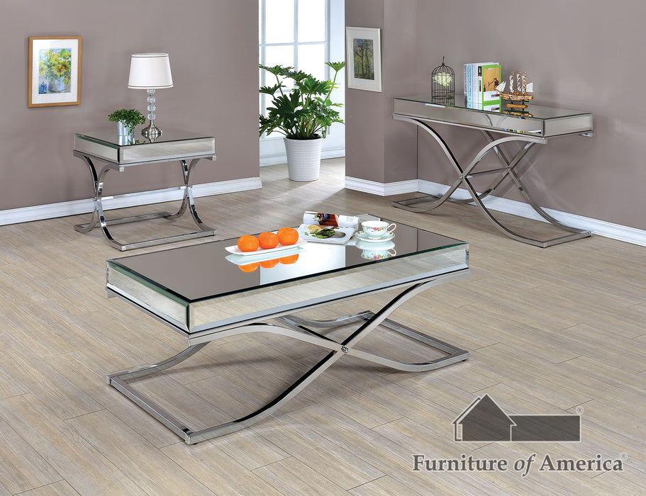 Sundance Sofa Table - Chrome