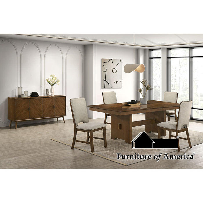 Horsholm 5 PC. Dining Table Set - Walnut