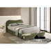 Grimsby Bed - King / Olive Green