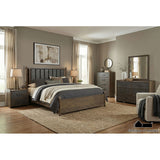 Newent Bed - Dark Walnut