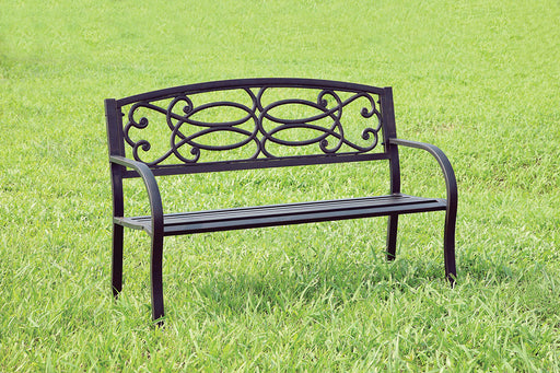 Potter Patio Steel Bench - Black