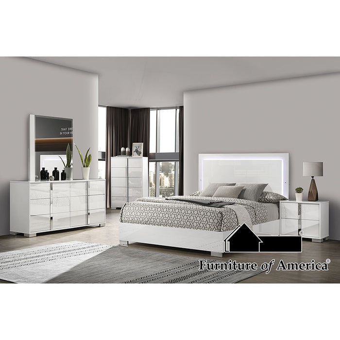 Sinistra Bed - Queen / White