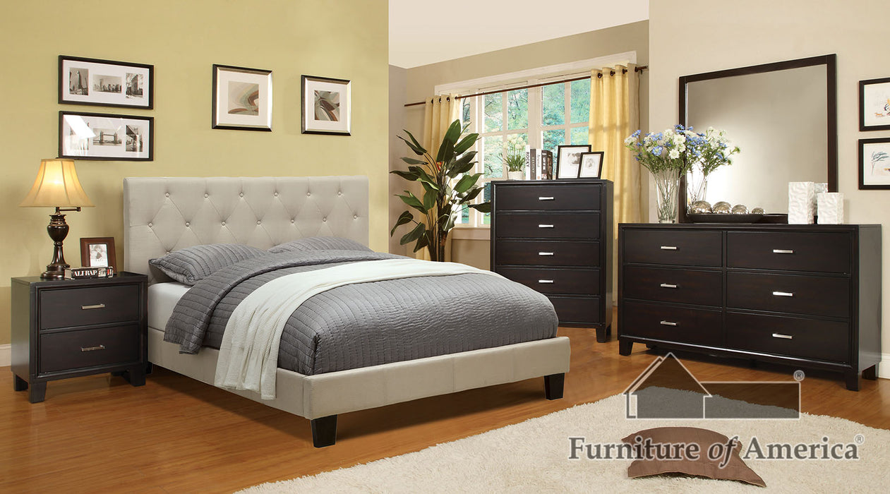 Leeroy Bed - Twin / Ivory
