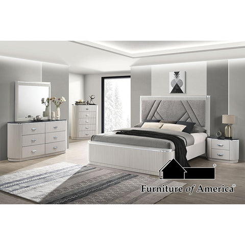 Aldgate 5 PC. Bedroom Set W/ 2NS - Light Gray