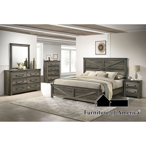 Britonale 5 PC. Bedroom Set W/ 2NS - Rustic Gray