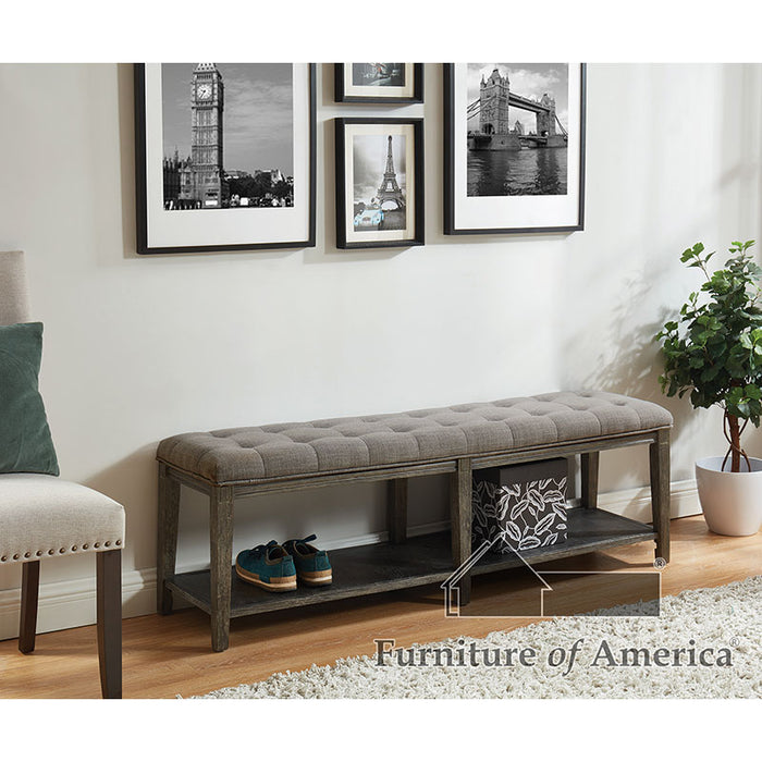 Tayah Bench - Gray