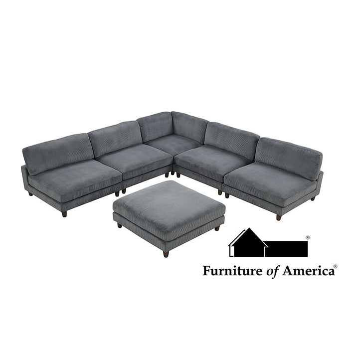 Dagenham Sectional - Gray / Sectional (FM6800GY-C)