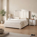 Nespoli E. Bed - Chrome/White