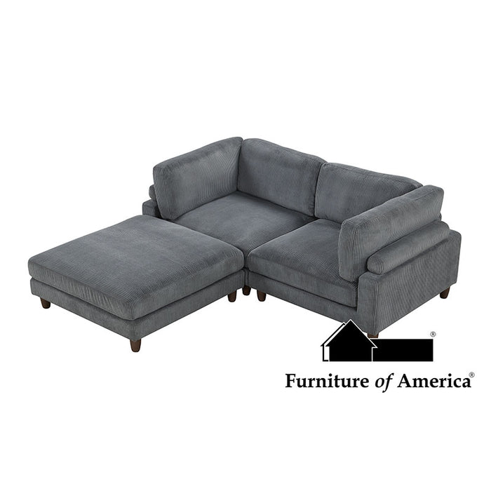 Dagenham Sectional - Gray / Sectional (FM6800GY-D)