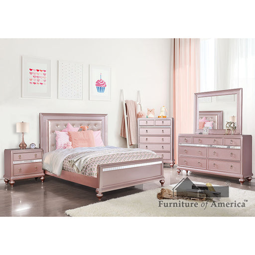 Ariston Bed - Rose Gold - Full