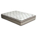 Lilium 13" Euro Pillow Top Mattress - White/Brown - Cal King