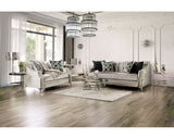 Elicia Sofa + Loveseat - Silver