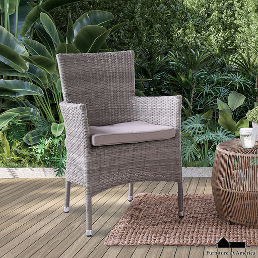 Ashura Outdoor Stacking Chair - Gray