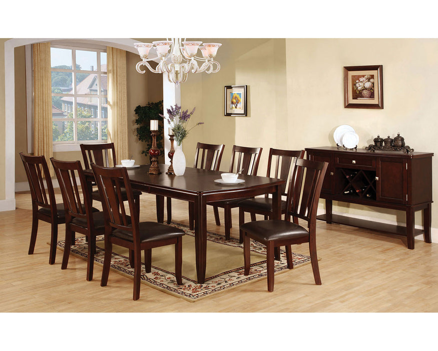 Edgewood I Table + 8 Side Chairs - Espresso