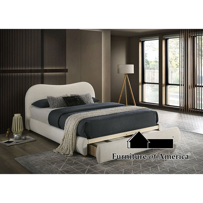 Grimsby Bed - King / White