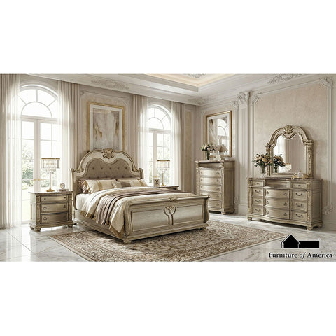 Juego de dormitorio Fromberg de 4 piezas